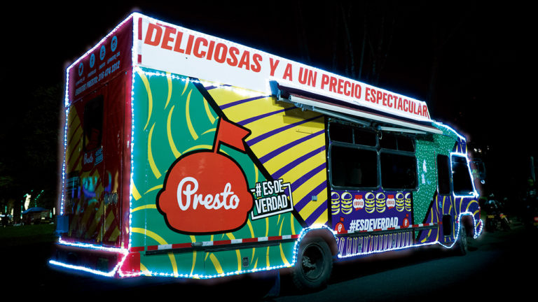 PRESTO sale a las calles para llevar alegría a los colombianos con hamburguesas GRATIS