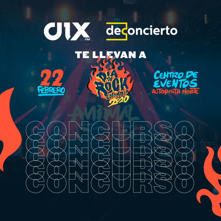 Dix FM y De Concierto te llevan a Día de Rock Colombia 2020