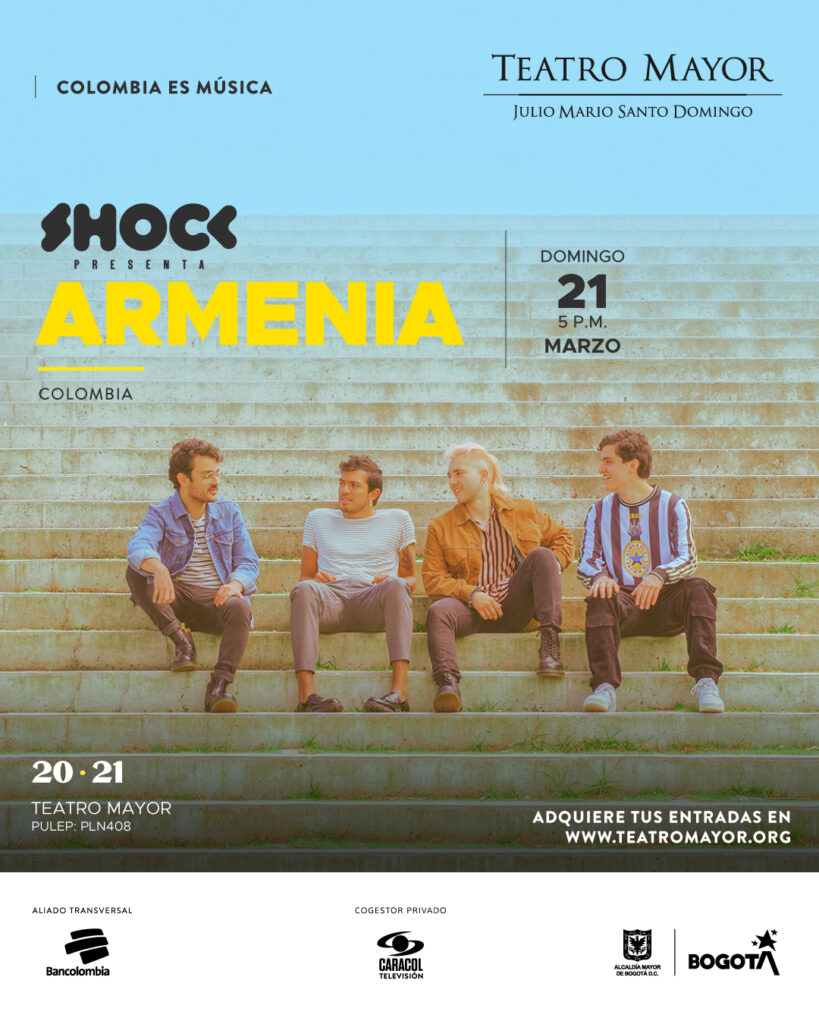 ARMENIA de concierto en vivo en el Teatro Mayor de Bogotá