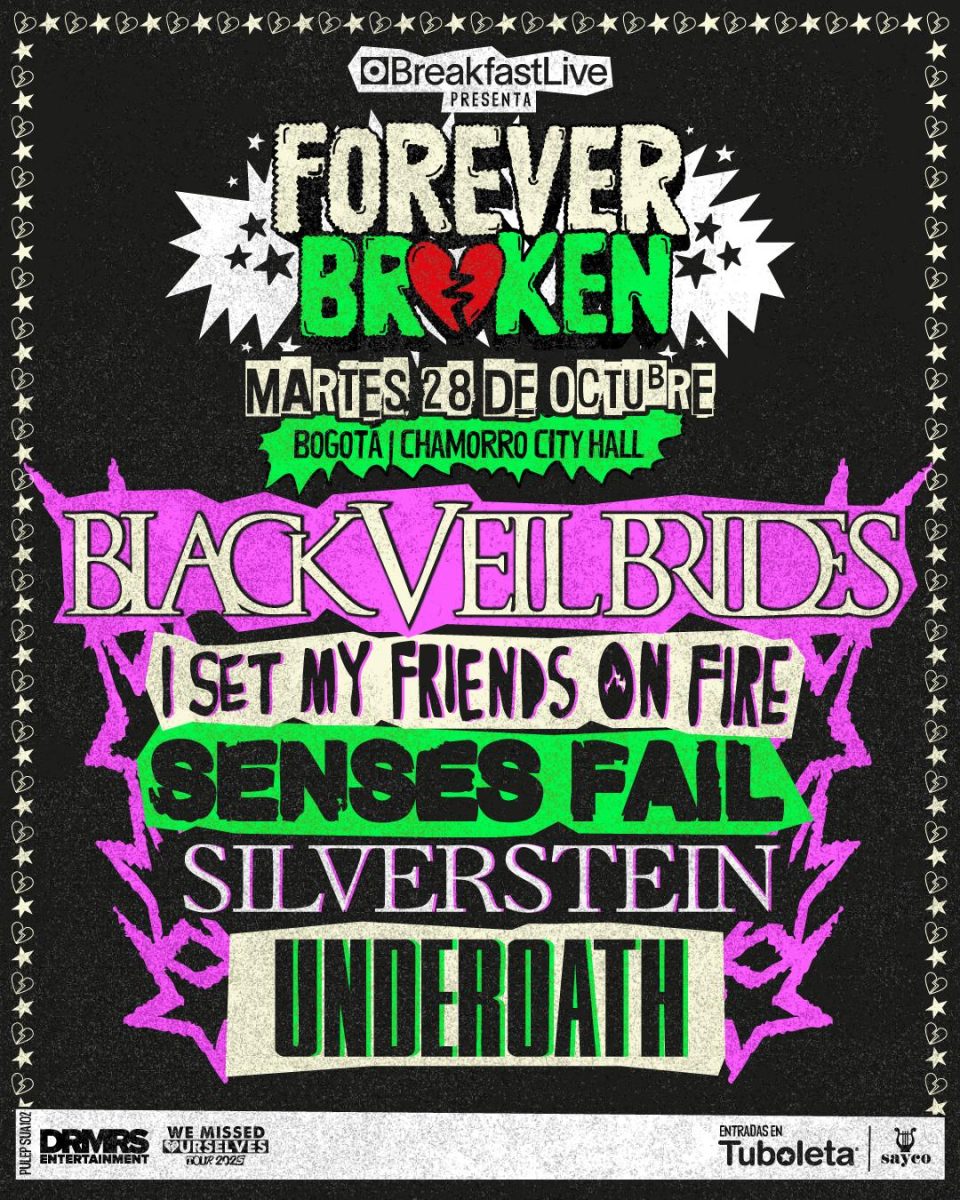 Forever Broken: el primer festival de música emo en Colombia llega con Breakfast Live