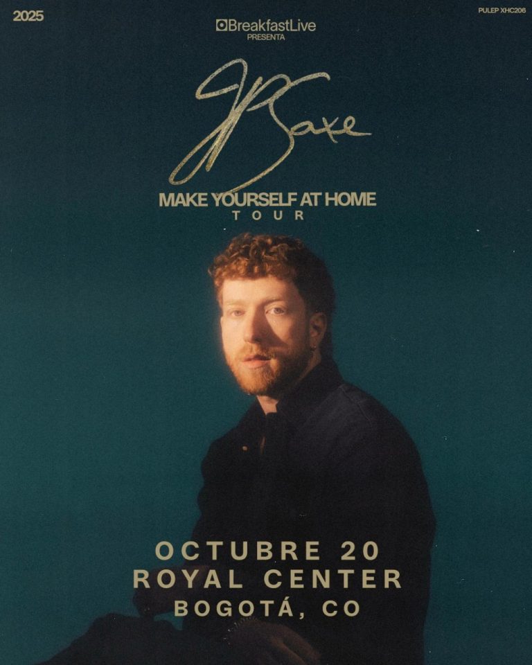 JP Saxe en Colombia por primera vez: “Make Yourself at Home Tour” 2025