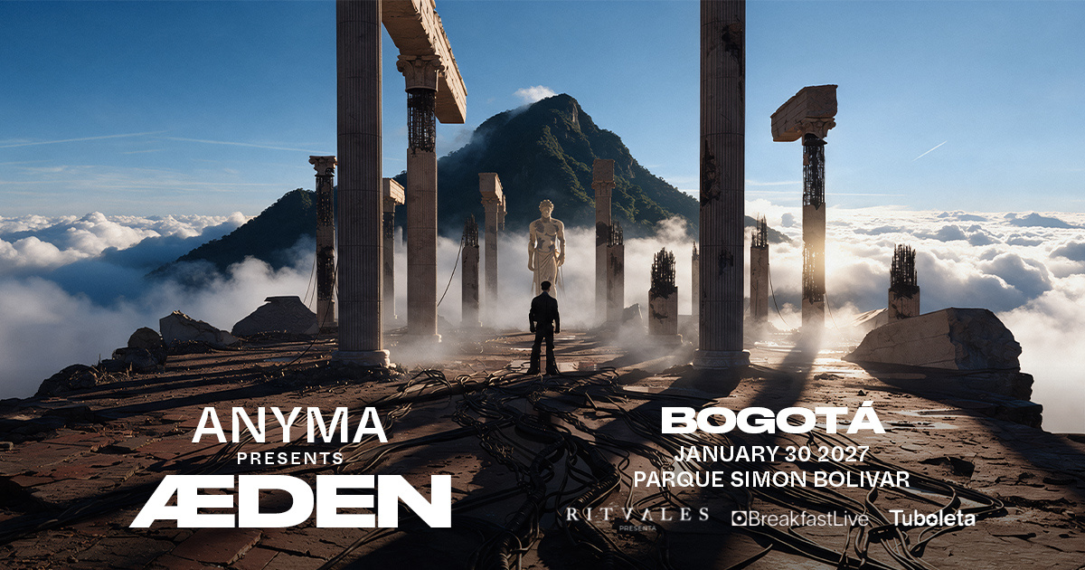 Anyma presenta ÆDEN en Bogotá: Fecha, preventa de boletas y show en el Parque Simón Bolívar